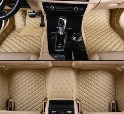 Custom Luxury Leather Car Floor Mat