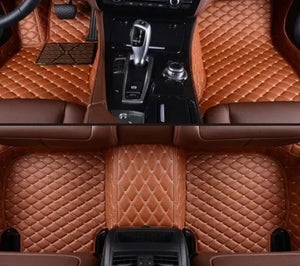 Custom Luxury Leather Car Floor Mat