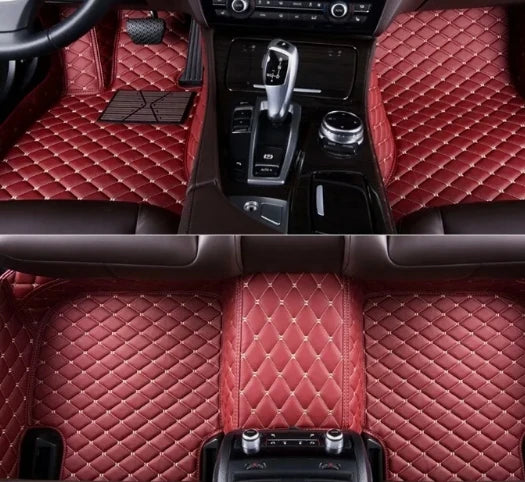 Custom Luxury Leather Car Floor Mat